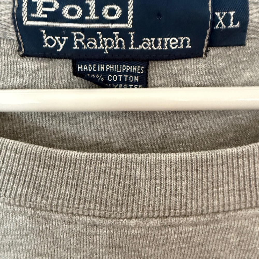 Polo Ralph Lauren grey XL sweatshirt - Picture 7 of 8